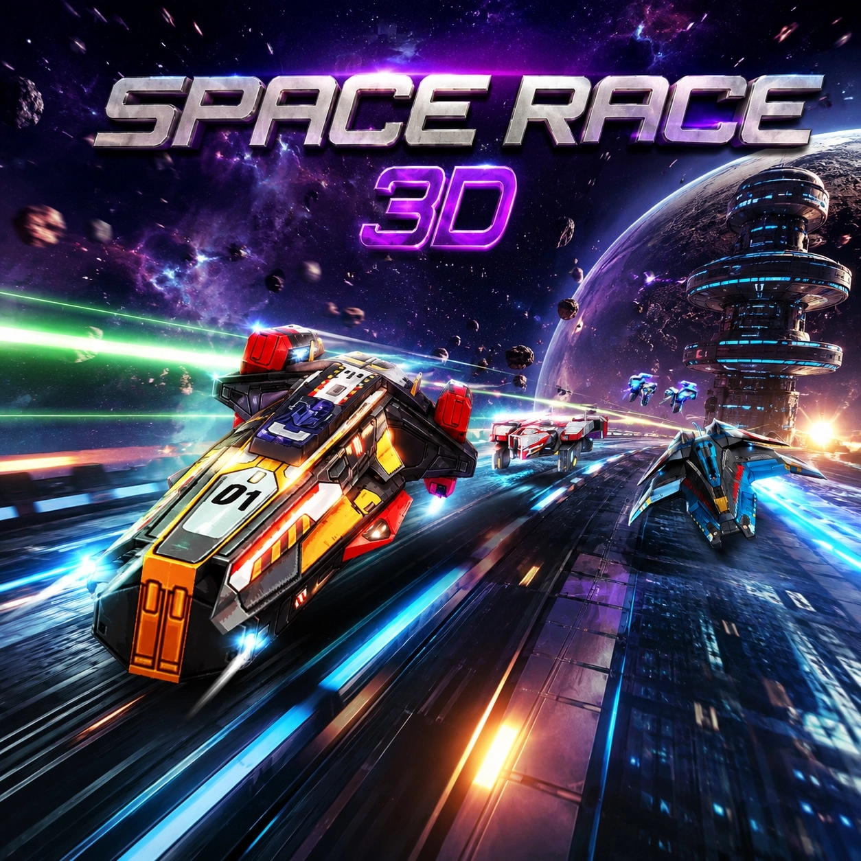 Space Race 3D — Racing game thumbnail